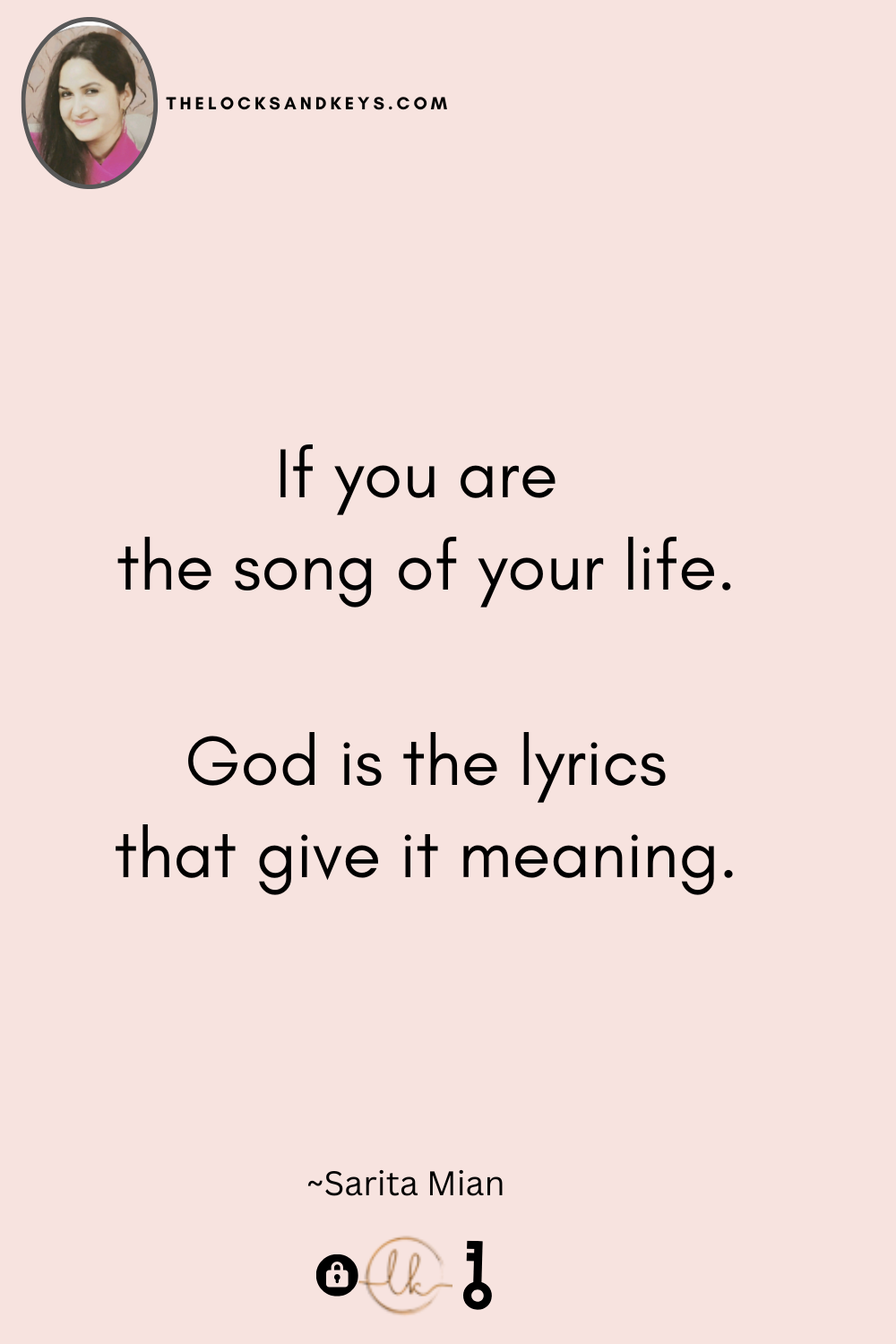 A Meaningful Faith Quote on How God gives meaning to your journey.